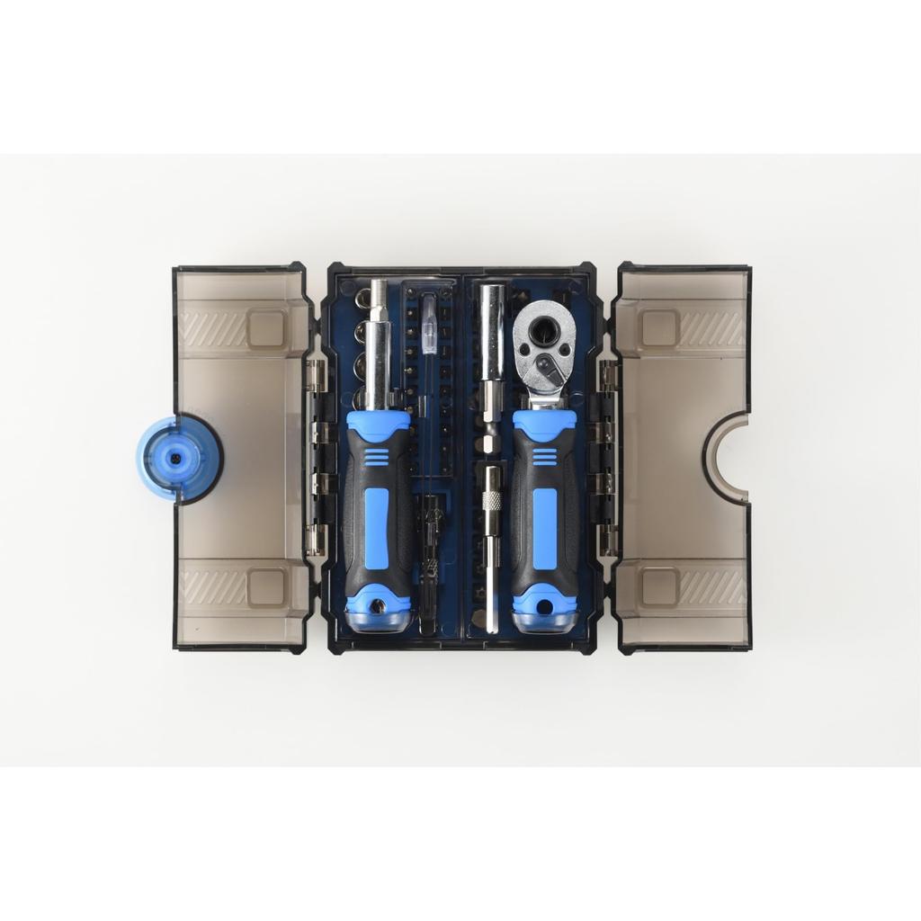 Набор отверток с трещоткой Takagi, 78 предметов. Полный набор от точных работ до отверток. Совместимость с широким спектром применений и размеров. Различные