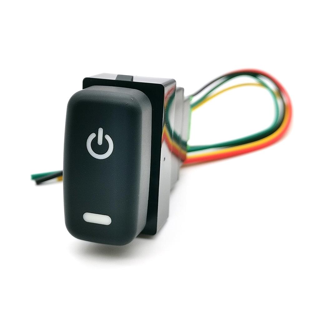 Светодиодные дневные ходовые огни и переключатель питания передних противотуманных фар для 06-12 Mitsubishi Outlander/Pajero