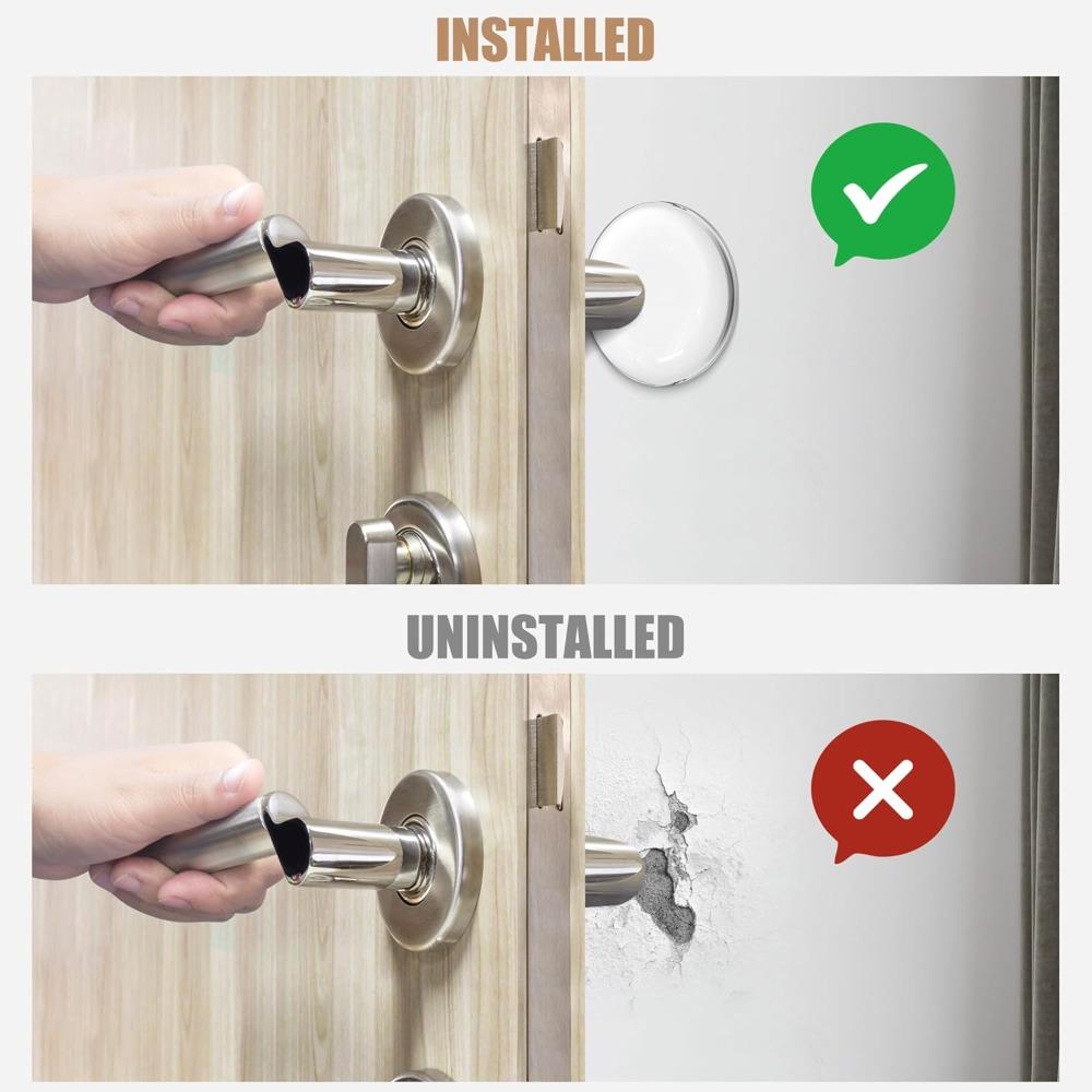 Стопоры для дверей Силиконовые буферы для дверных ручек Защита стен Дверные ручки Бамперы Защищенная мебель Ударопоглощающие накладки Противоударные кольца