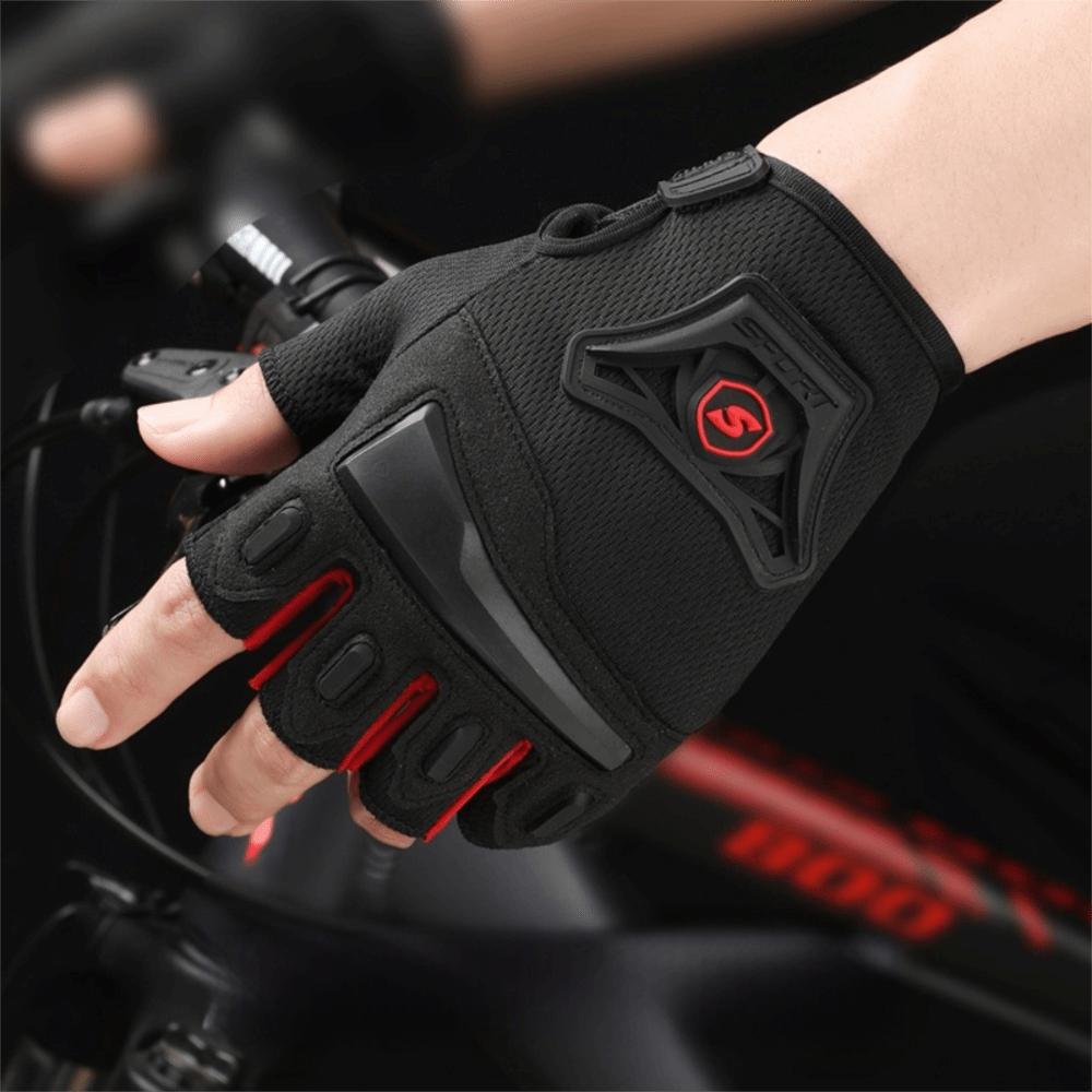 Breathable Cycling Gloves Anti Slip Outdoor Sports Gloves Comfort Half Finger Gloves Training