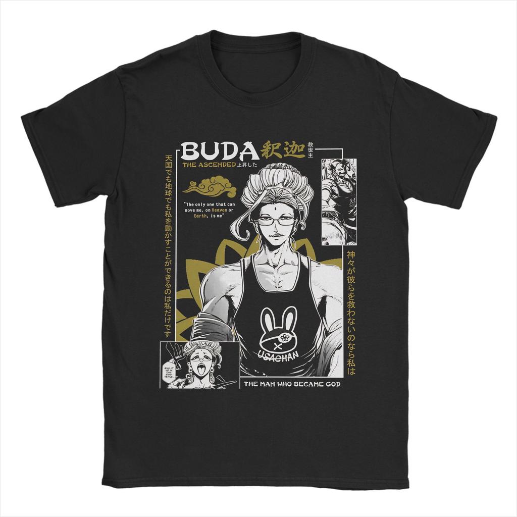 Casual TShirt Summer Shuumatsu no Valkyrie Buddha Record Of Ragnarok Fashion T Shirts for Unisex Awesome Short Sleeve Top Tees