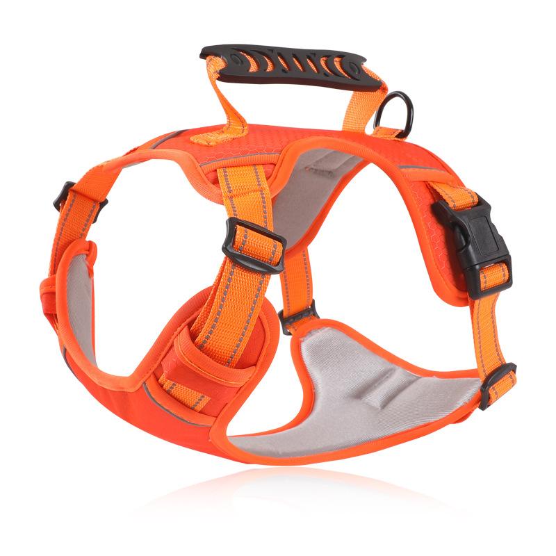 New Pet Chest Strap Explosion-proof Large Dog Chest and Back Reflective Commuter Dog Leash