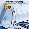240 Вт 5-в-1 GaN USB C Зарядное устройство Быстрая зарядка EU/US Штекер Настенное зарядное устройство Для iPhone Samsung Xiaomi Type C Зарядное устройство для телефона Адаптер питания