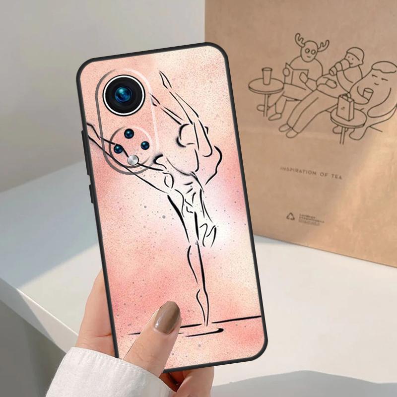 Девушка Балерина Балетный Танец Для Honor Magic 8 Pro 5 6 7 Lite Чехол Для Honor Win RT 200 400 50 70 90 X8b X9a X9b X9c X9d