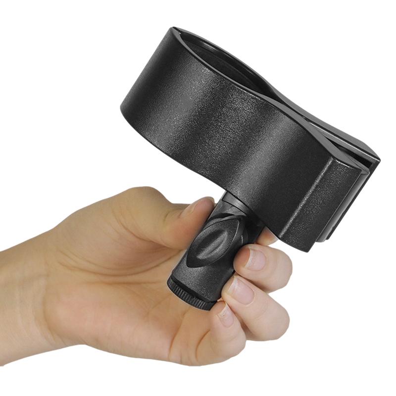 1 шт. Универсальный большой держатель для микрофона с зажимом-зажимом с адаптером 3/8 для микрофона 3-6 см, держатель для микрофонной стойки