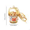 Feng Shui Bucket of Good Fortune Keychain Yuan Bao Amulet Keychain,Creative,Harmony Porsperity Bag