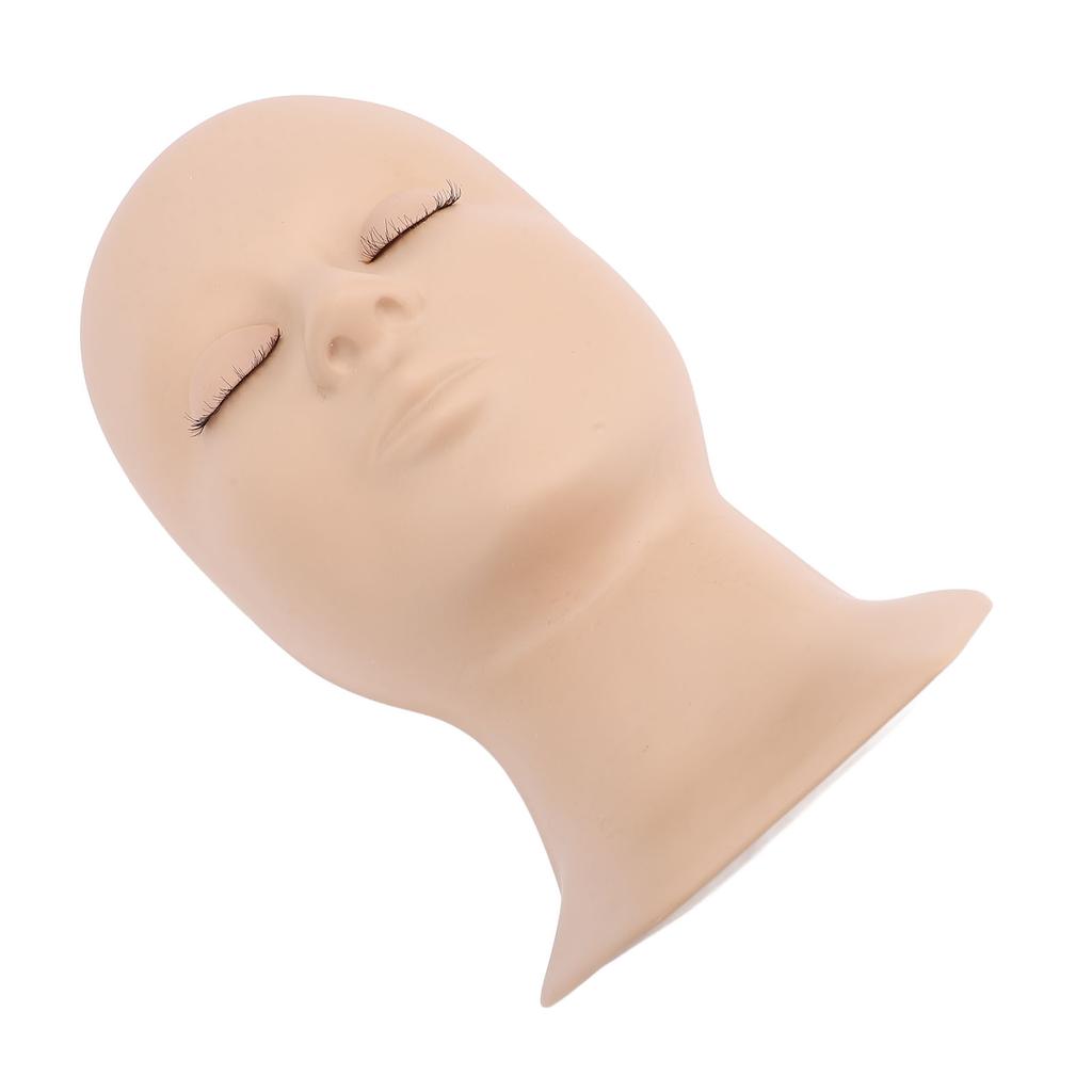 Съемная одинарная складная голова манекена для ресниц, силиконовая учебная модель для макияжа