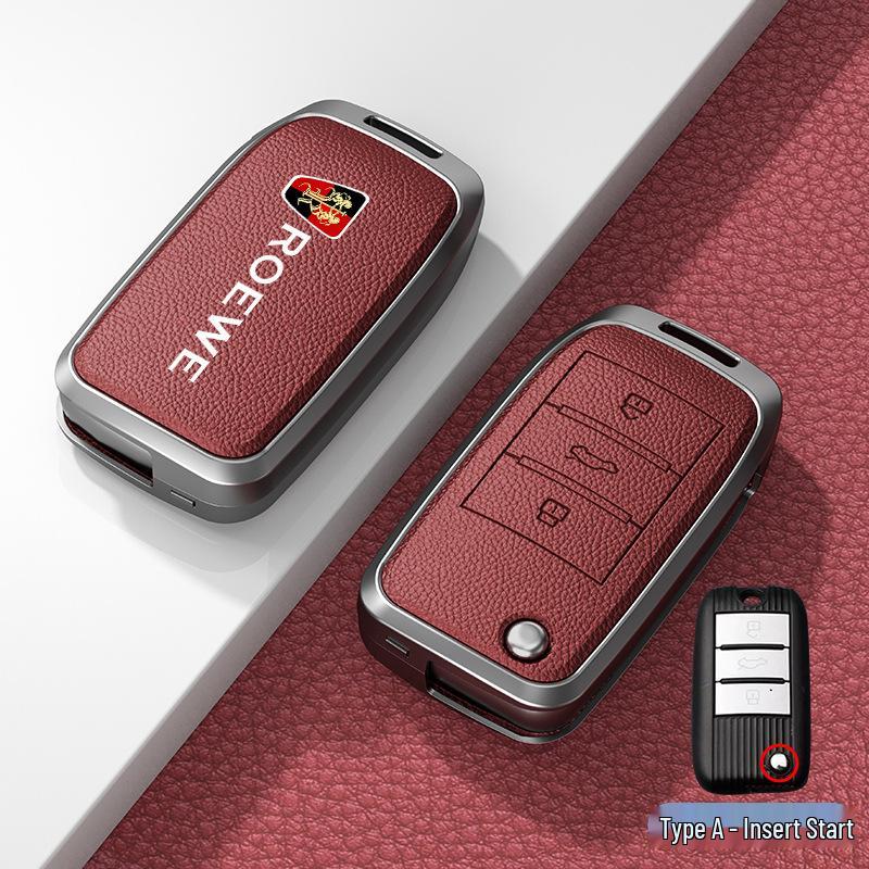 Подходит для Roewe RX5 16-20, i6, RX8, RX3, EI5 Металлическая крышка для ключа