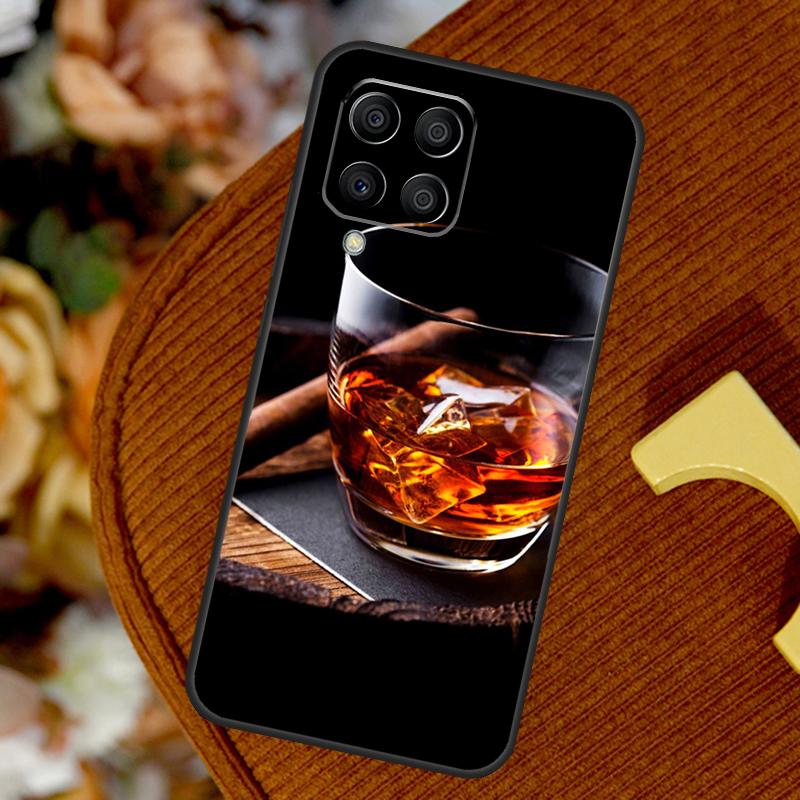 Чехол Сигара и Виски для Samsung Galaxy M14 M34 M54 M12 M32 M52 M53 M33 M13 M20 M15 M55 M31s M30s M21 M51