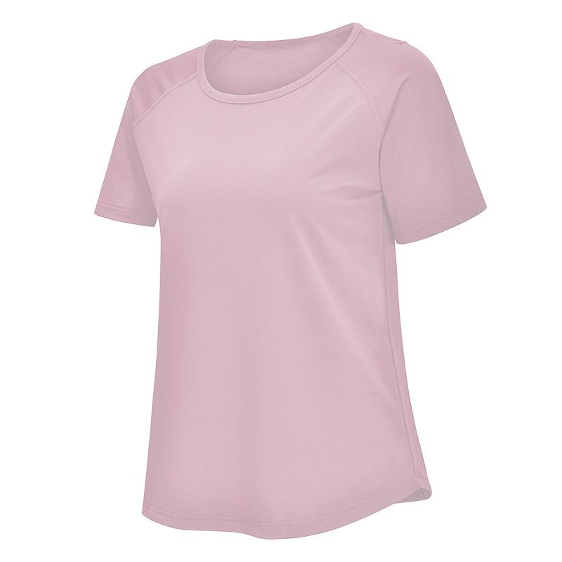 Plus Size Women's Mesh Short Sleeve Sport Top - Breathable Yoga, Gym, Running Cover-up