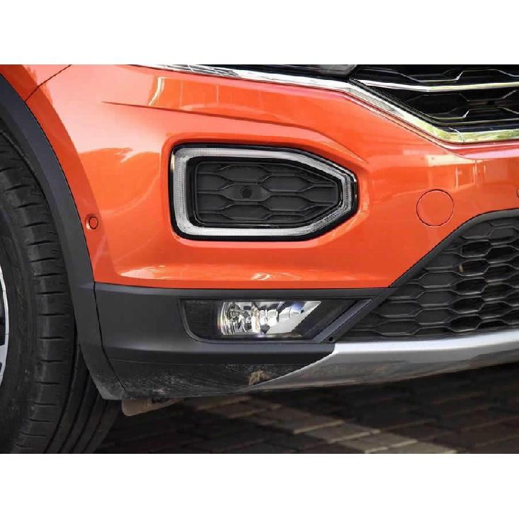 Для Volkswagen VW T-ROC 2018 Крышка противотуманной фары Корпус противотуманной фары Решетка переднего бампера Лампа дальнего света