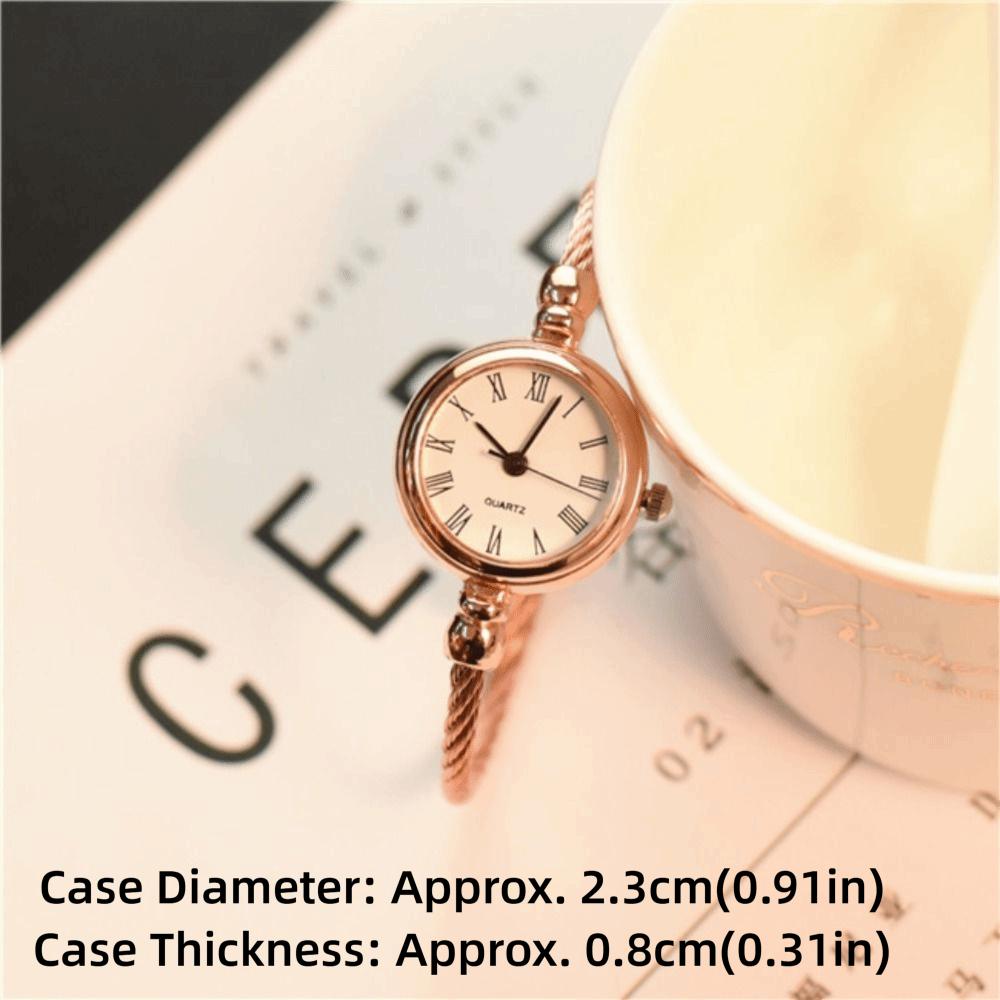 Retro Quartz Watch Luxury Wristwatch Chain Watches Fashion Bangle Bracelet Women