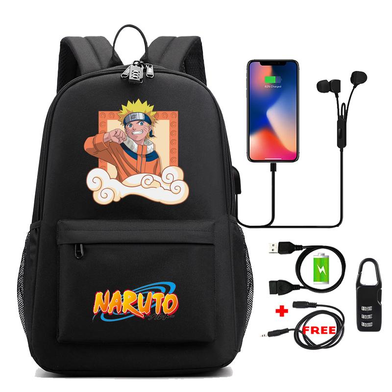 Рюкзак в стиле аниме «Снова в школу», рюкзак, студенческий школьный рюкзак для мужчин и женщин, USB-рюкзак для отдыха, дорожный рюкзак для подростков, сумки для мальчиков и девочек
