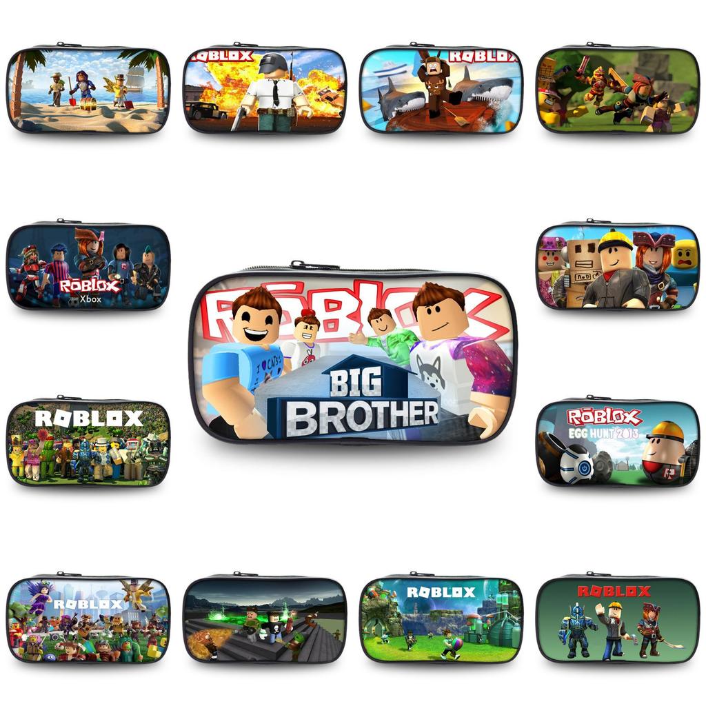 Roblox Pencil Case Large Capacity Nylon School Supplies For Kids And Teens