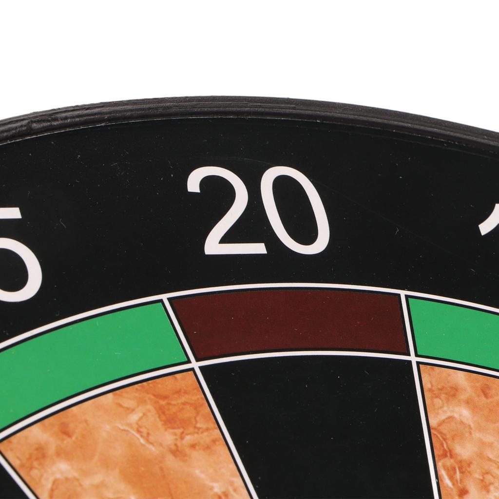 17-дюймовый набор для игры в дартс, двухсторонняя магнитная доска для дартса с магнитными дротиками, коричневый цвет