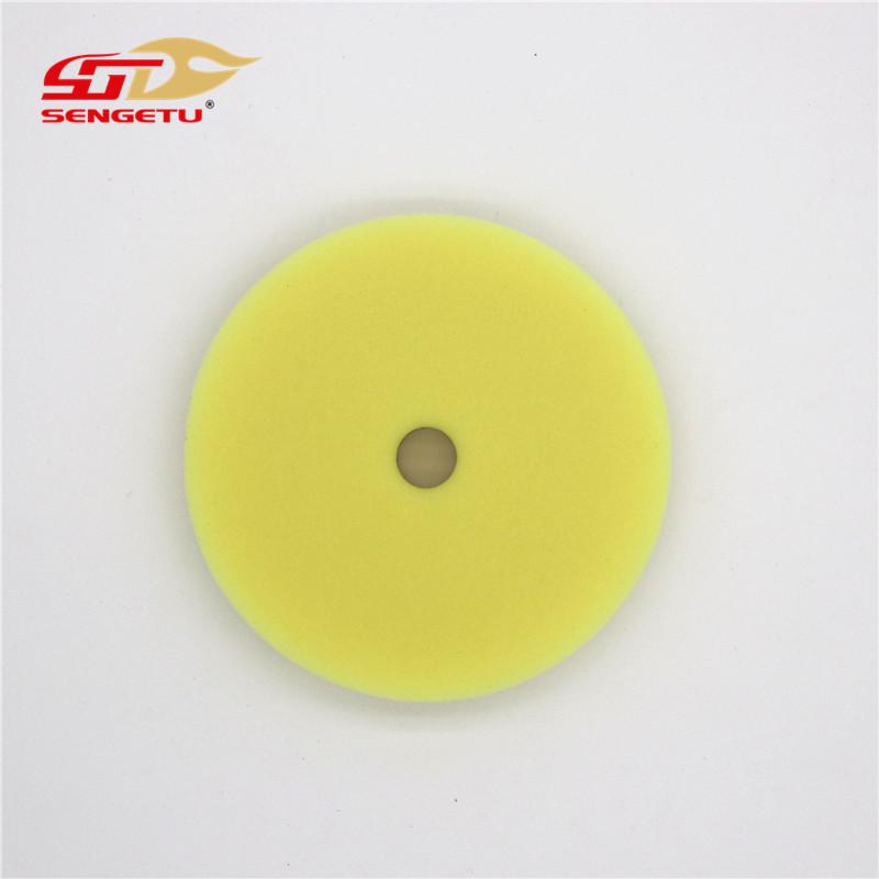 5-Inch Beveled Sponge Polishing Pad - Self-Adhesive Scratch Repair Tool