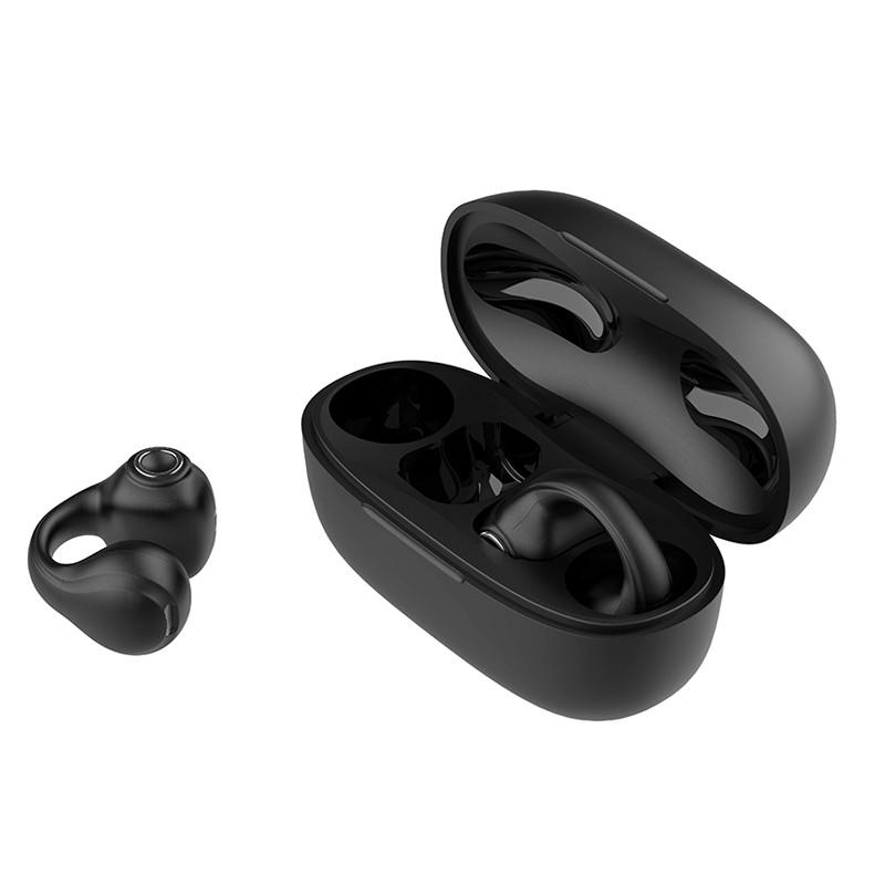 Bluetooth 5,3, беспроводные наушники-вкладыши с открытым ухом, наушники-крючки с микрофоном для спорта, бега, вождения, гарнитура