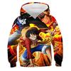 One Piece Hoodie Kids Hooded Sweatshirt Anime Luffy Hoodie Kids Clothes Boys Girls Long Sleeve Autumn warm Pullover Casual Tops
