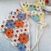 Hair Band Triangle Bandana Floral Crochet Bandana Vintage Knitted Headband  Girls