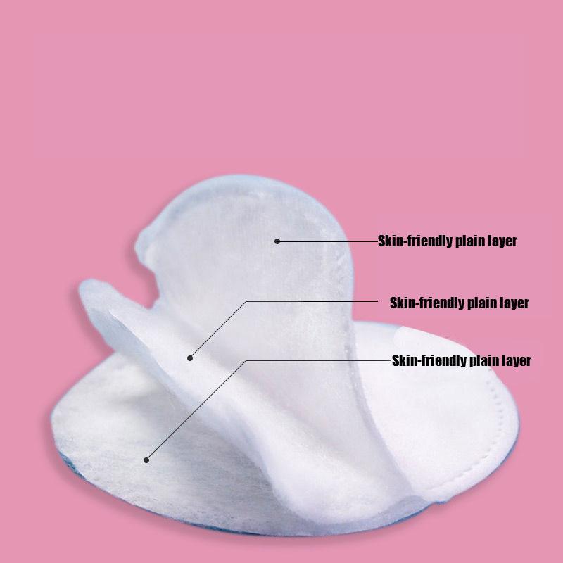 Трехслойные круглые стеганые ватные диски для снятия макияжа мягкие и удобные, приятные на ощупь