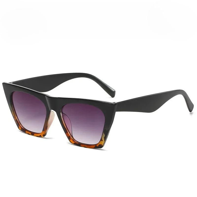 Модные ретро квадратные солнцезащитные очки для женщин и мужчин, дизайнерский бренд, солнцезащитные очки «кошачий глаз», зеркальные линзы, унисекс, для путешествий, защита от УФ-лучей