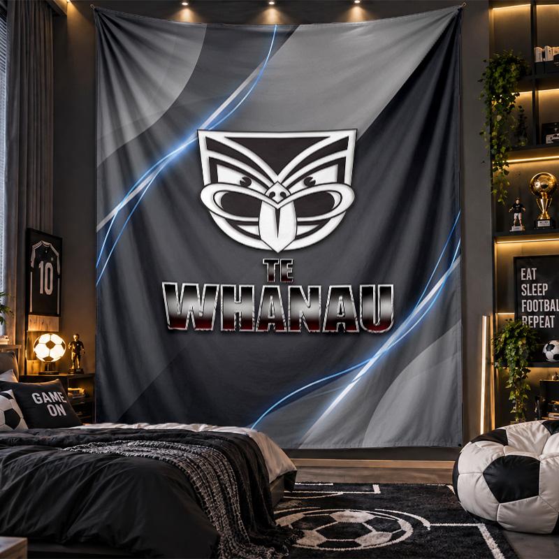 Wall Hanging Tapestry Wigan Warriors Print Cloth for Living Room Bedroom Home Decor