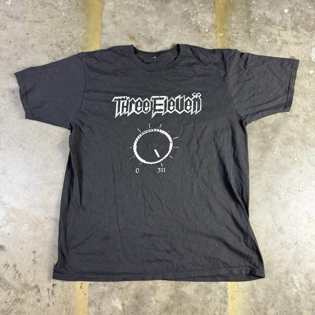 Three Eleven Tour Band Short Sleeve Gift Fan Black Shirt AR