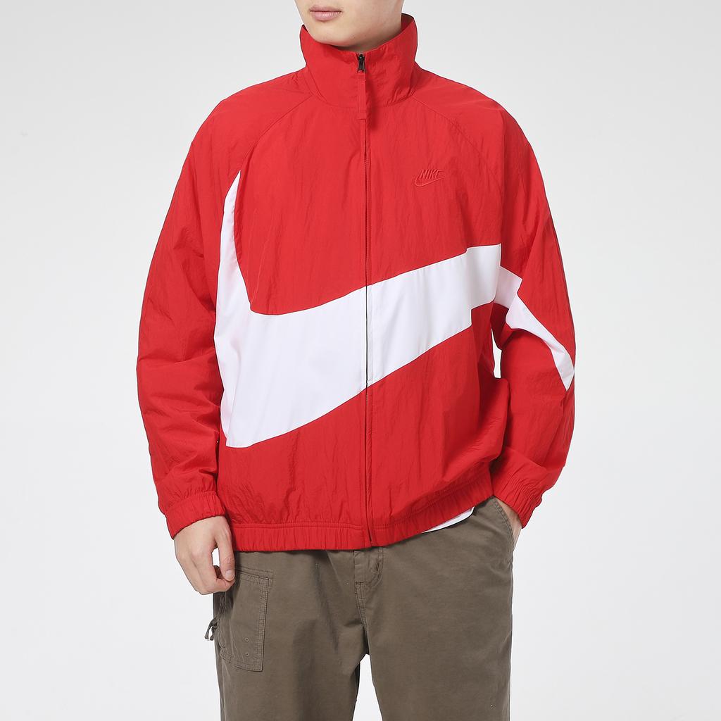 Nike Куртки Мужские Университетский Красный Воротник-стойка Умеренная Другое AR3133-658