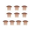 10pcs Hair Side Combs Smooth Rounded Edges Elegant Fashion ABS Hair Pin Combs for Girls