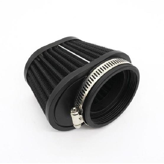 Air Filter Cleaner 2.15in Motorcycle Cold Air Intake High Flow Cone Filter 2pcs