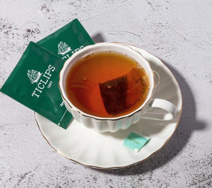 Чай Ssanggyemyeongcha Teaclipse с яблоком и корицей, 20 чайных пакетиков — корейский фруктовый чай премиум-класса