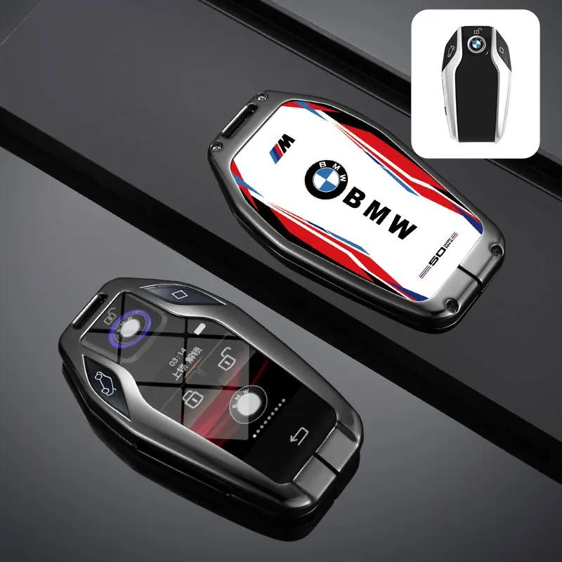 CAN1 Car Sticker Hot 2025 Car Remote Key Case LED Display For BMW 5 7 Series G11 G12 G30 G31 G32 i8 I12 I15 G01 X3 G02 X4 G05 X5 G07