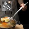 Stainless Steel Colander Spoon,Kitchen Soup Gravy Oil Soup Fat Separator Ladles Skimmer Spoon Soup Colander,Food Net Strainer