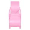 Children' Gift Garden Bench Toy Accessories Doll Beach Chair Foldable Deckchair Dollhouse Furniture