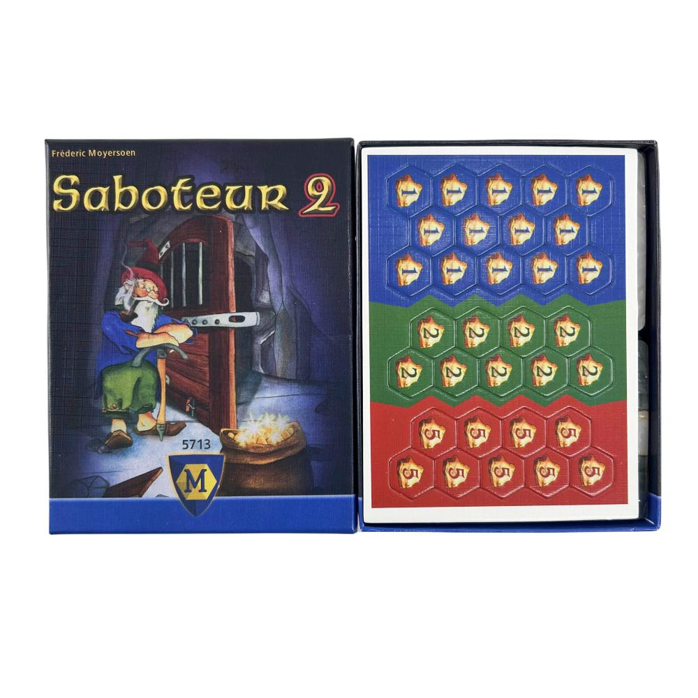 Карточная игра «Саботажник» Настольные игры Веселые семейные вечерние настольные колоды Издание 1 и 2