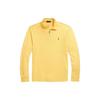 Polo Ss23 Solid Half-Zip Logo Вышитый свитшот Мужской свитшот Желтый 710857073-002