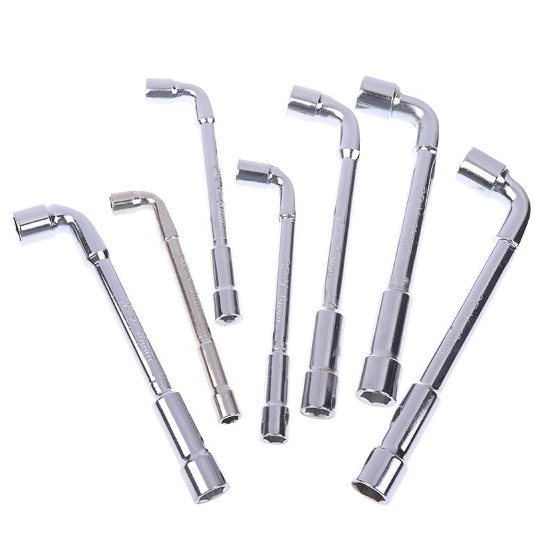 Инструменты для оборудования Зеркальный перфорированный Г-образный торцевой ключ с 7-образной фрезерной головкой Ручной трубный ключ