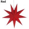 Девять углов бумажный абажур со звездой, подвесной бар, домашний орнамент, декор для рождественской вечеринки