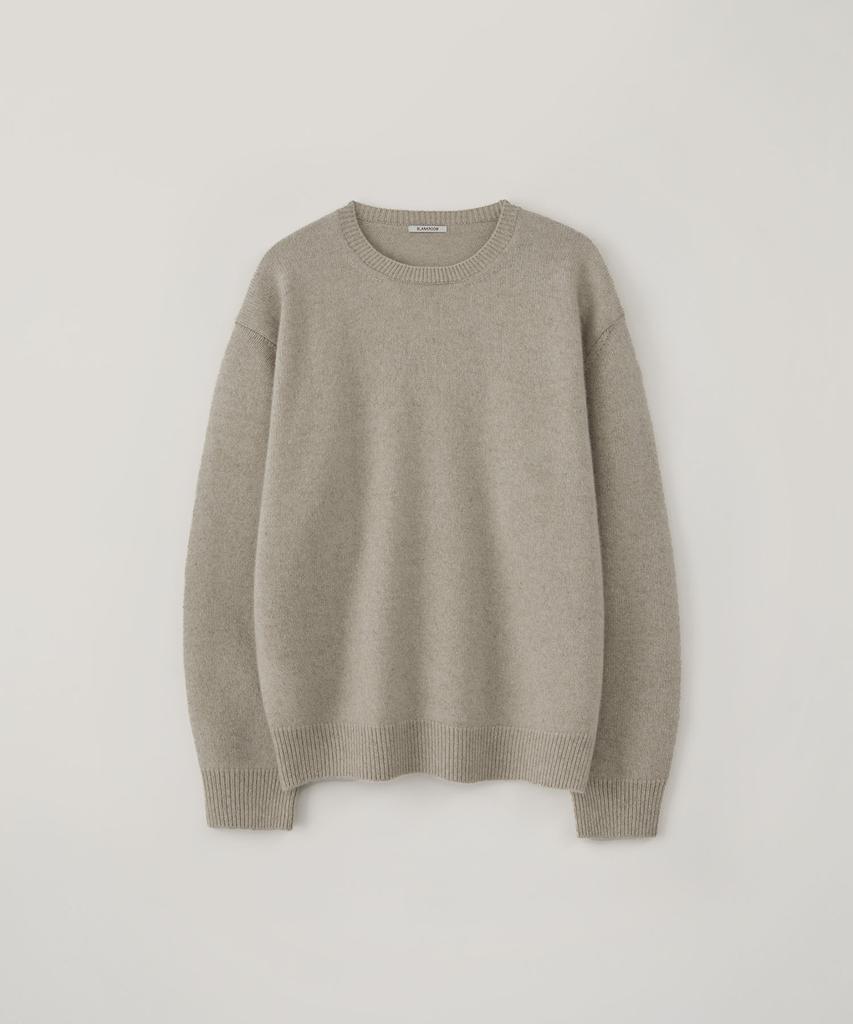 BLANKROOM Gentle Crewneck Sweater_Oat