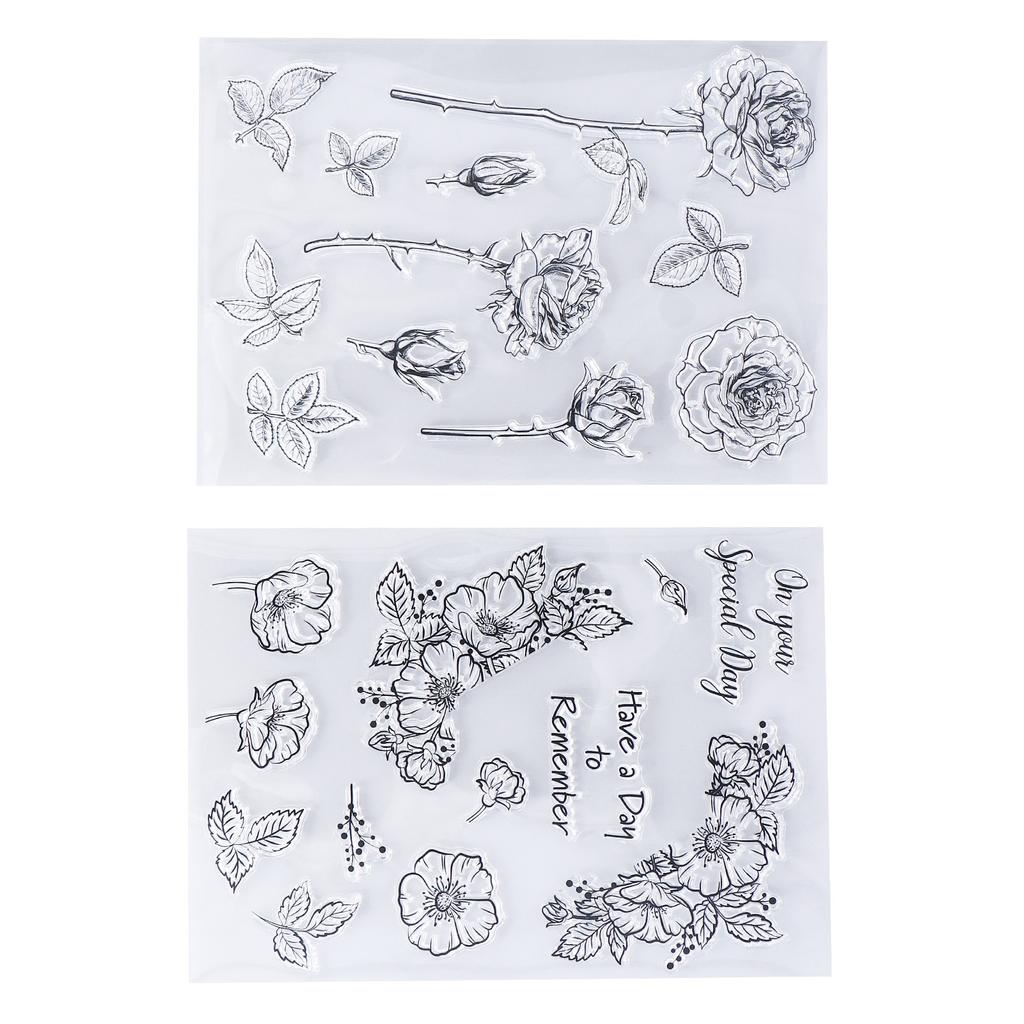 2 шт. Прозрачные штампы, безопасные многоразовые, интересные декоративные принадлежности для поделок для Invi