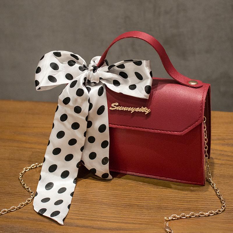 Шарф Сумка Маленькая Сумка для Женщин Корейский Стиль Женская Сумка Через Плечо