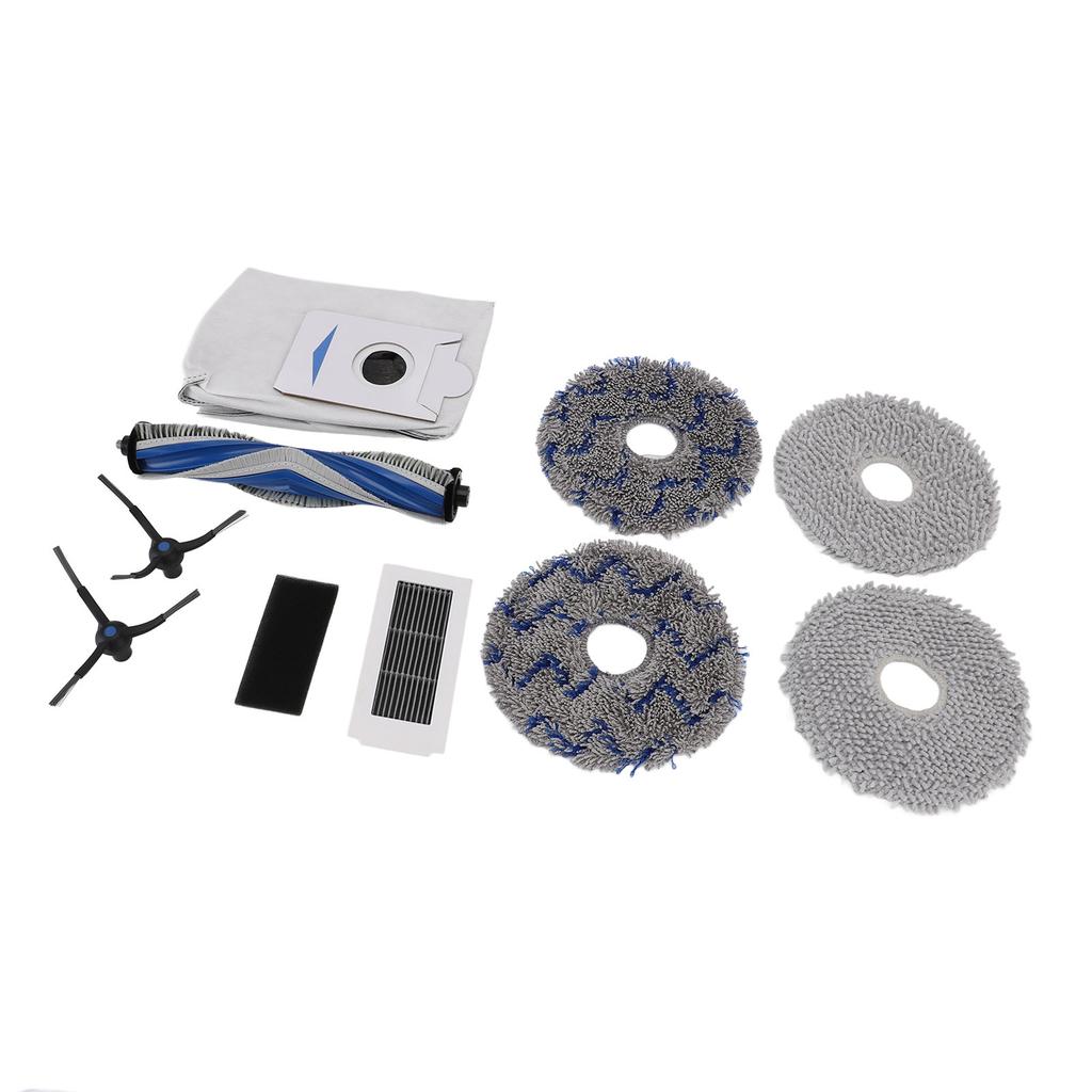 Replacement Parts for X5 PRO ABS Robot Vacuum Filter Brush Mop Pad Dust Bag Set Vacuum Cleaner