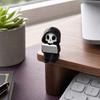 Фигурка Жнеца за чтением, Мини-статуэтка Жнеца из 3D-печати, Милый готический скелет-украшение для книжной полки, Рабочего стола, Полки, Декор для дома на Хэллоуин