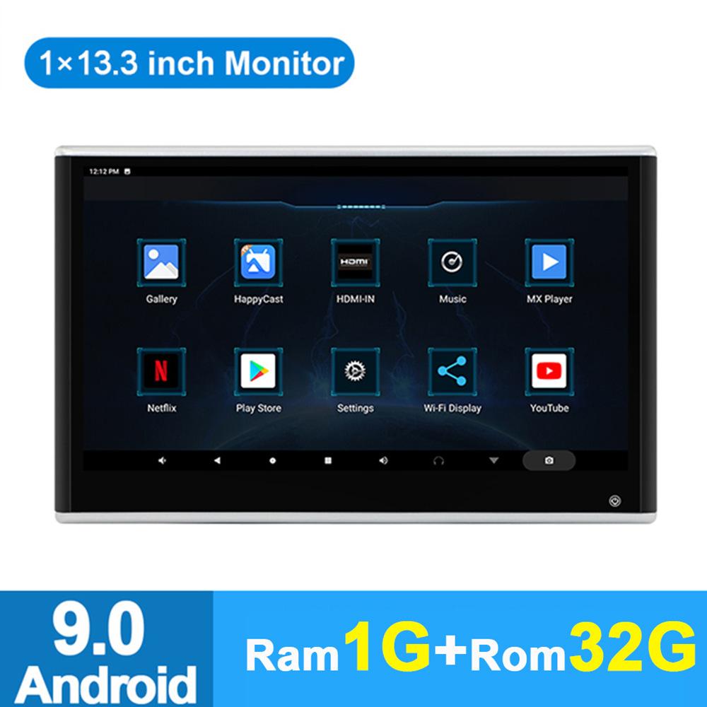 Автомобильный монитор для подголовника Android с разъемом, Автомобильное устройство развлечений для задних сидений MP5