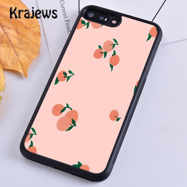Krajews Pink Peach Soft Phone Case Cover For IPhone 18 17 Air 16 15 14 plus 11 12 13 pro max coque Shell Fundas