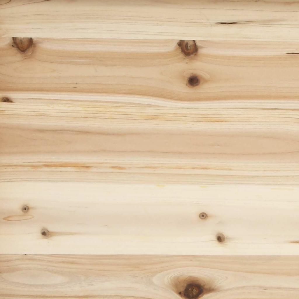 Garden Shed Natural 106 x 56 x 176.5 cm Solid Spruce Wood