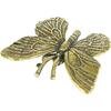 Desktop Butterfly Decoration Retro Brass Statue Insect Office Vintage Sculpture