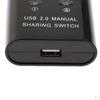 2 Ports USB 2.0 Manual Sharing For Printer