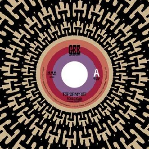 7-дюймовая пластинка SOUL SUGAR, SHNIECE - Top Of My List / Top Of My List Dub HR7S294 Gee JPN 2023 Япония Регги, Ска и Даб