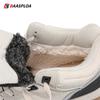 BAASPLOA Мужские зимние кроссовки, повседневная обувь для мужчин, водонепроницаемая плюшевая теплая обувь, модные нескользящие уличные мужские кроссовки
